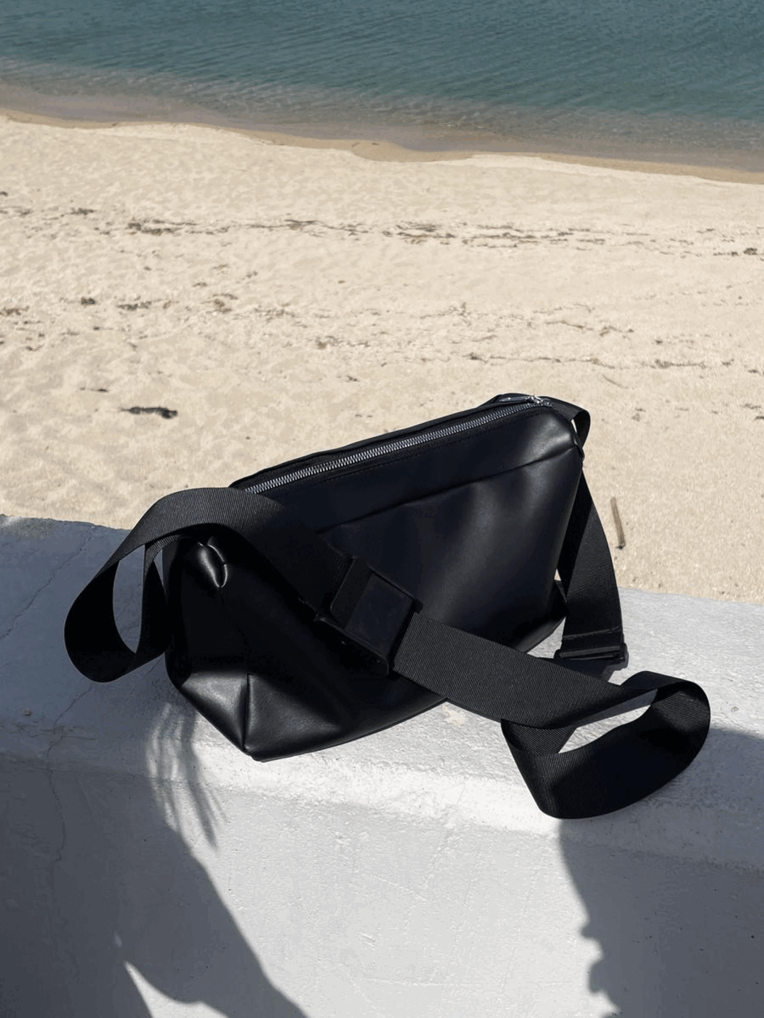 (여성피팅) NZ project leather cross bag