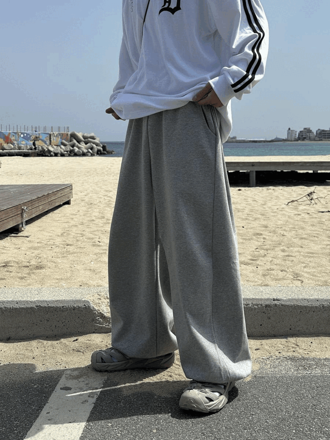 (주문폭주,여성피팅) Side tuck jogger pants